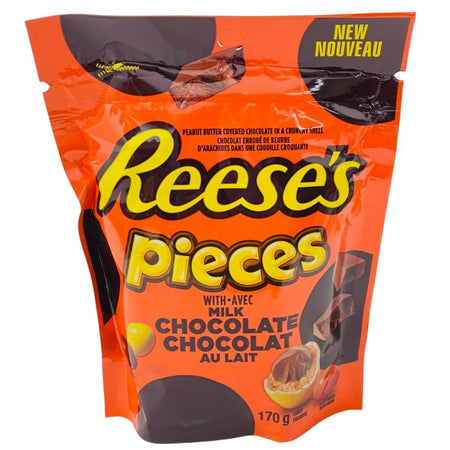 Reese's Pieces W/Chocolate - 170g, Reeses, reeses chocolate, reese, reese chocolate, reeses pieces, reeses pieces candy, reeses pieces chocolate, chocolate candy
