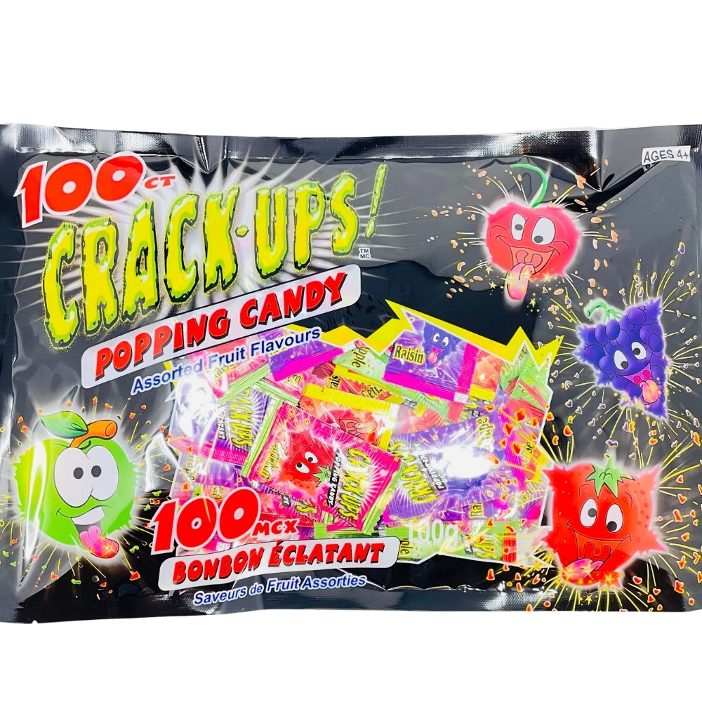 Crack Ups - 100ct-Popping Candy-Halloween Candy