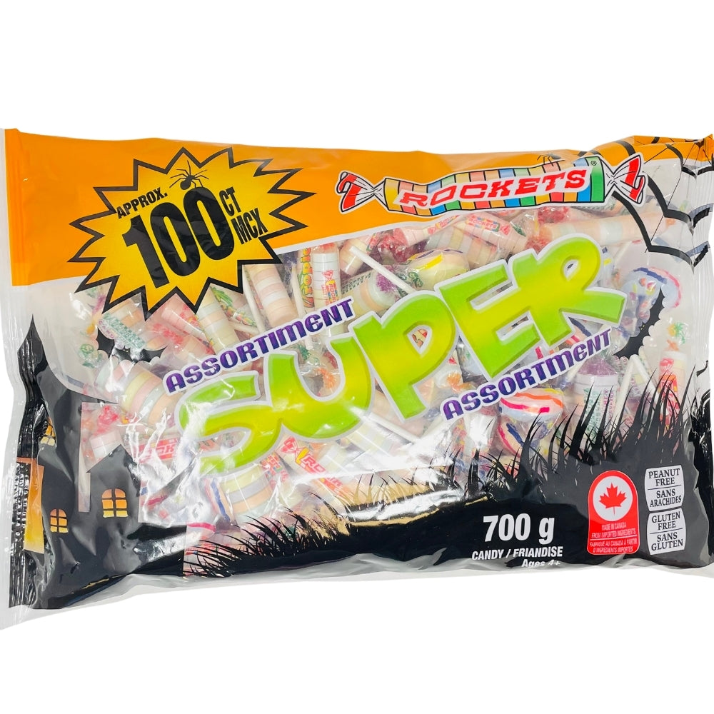 Rockets Super Assortment - 100ct-Canadian Food-Bulk Candy-Canadian Candy-Assorted Candy