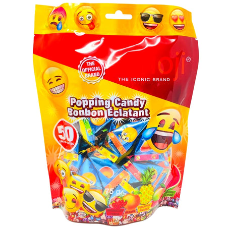 Emoji Popping Candy - 75g-Candy Emoji-Cute Emoji-Popping Candy