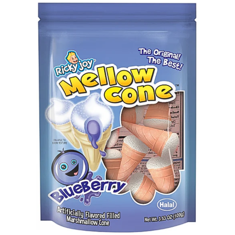 Ricky Joy Mellow Cone Blueberry - 3.53oz