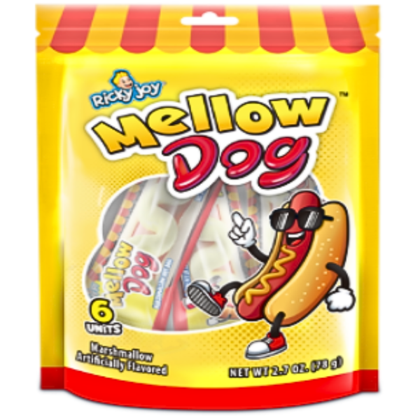 Ricky Joy Mellow Dog Marshmallow - 2.76oz | Candy Funhouse US