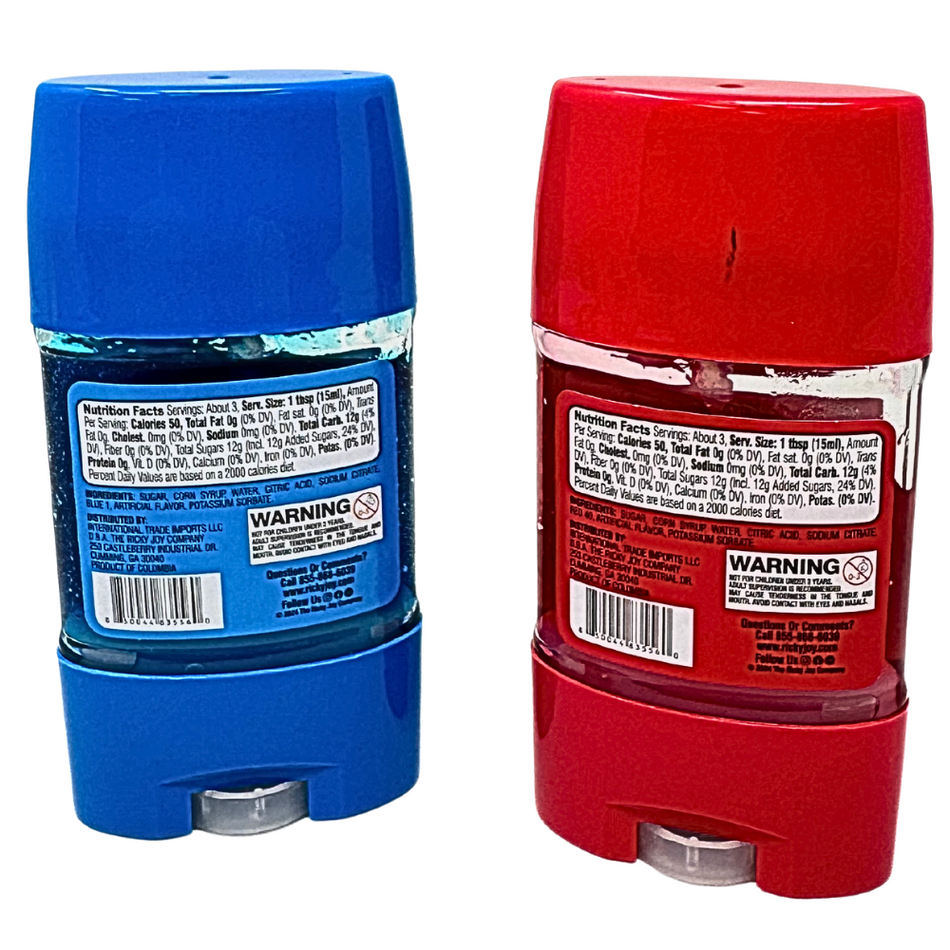 Ricky Joy Sour Crush Candy Gel Blue Raspberry/ Strawberry - 1.59oz