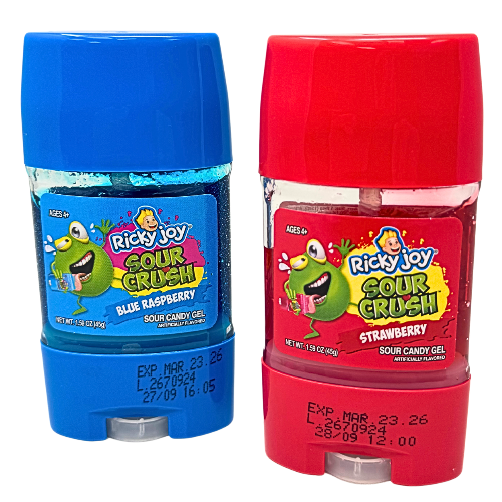 Strawberry Ricky Ricky Joy Sour Crush Blue Raspberry/ Strawberry | Candy Funhouse US
