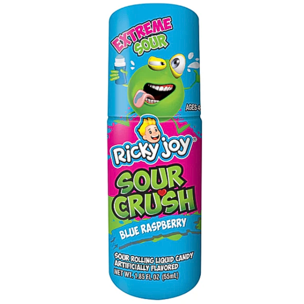 Ricky Joy Sour Crush Rolling Candy Blue Raspberry/ Strawberry