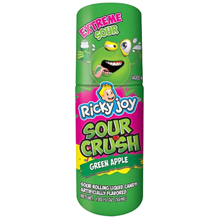 Ricky Joy Sour Crush Rolling Candy Watermelon/ Green Apple