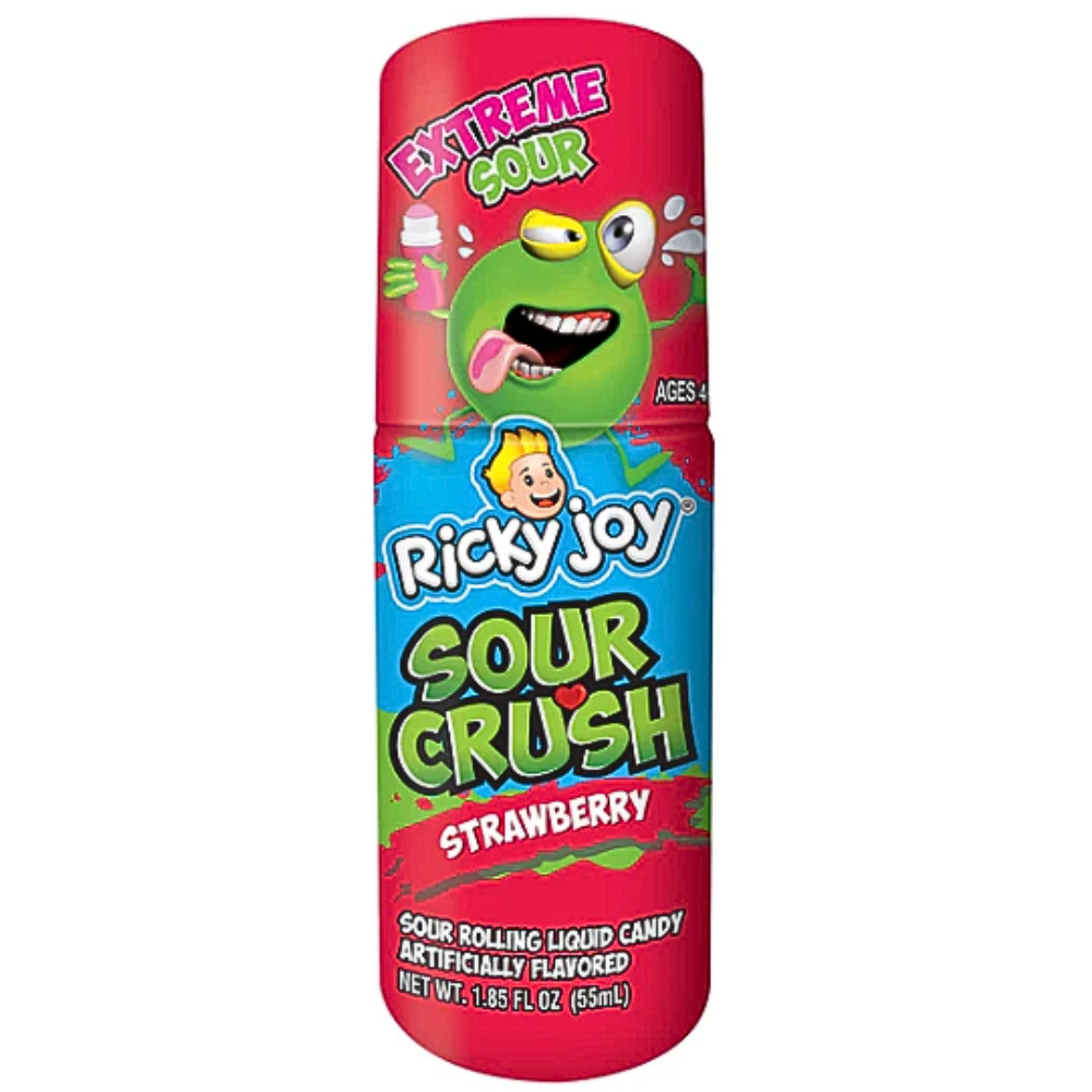 Ricky Joy Sour Crush Rolling Candy Blue Raspberry/ Strawberry