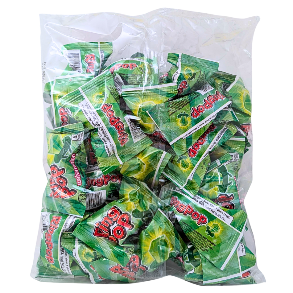 Ring Pop Colorfest Green Watermelon 30pc - 15oz
