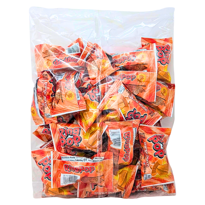 Ring Pop Colorfest Orange 30pc - 15oz