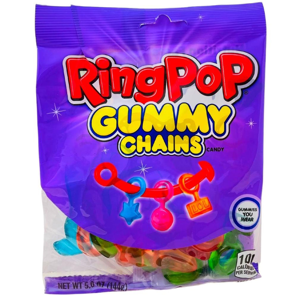 Ring Pop Gummy Chains - 5oz.. - Gummy Candy
