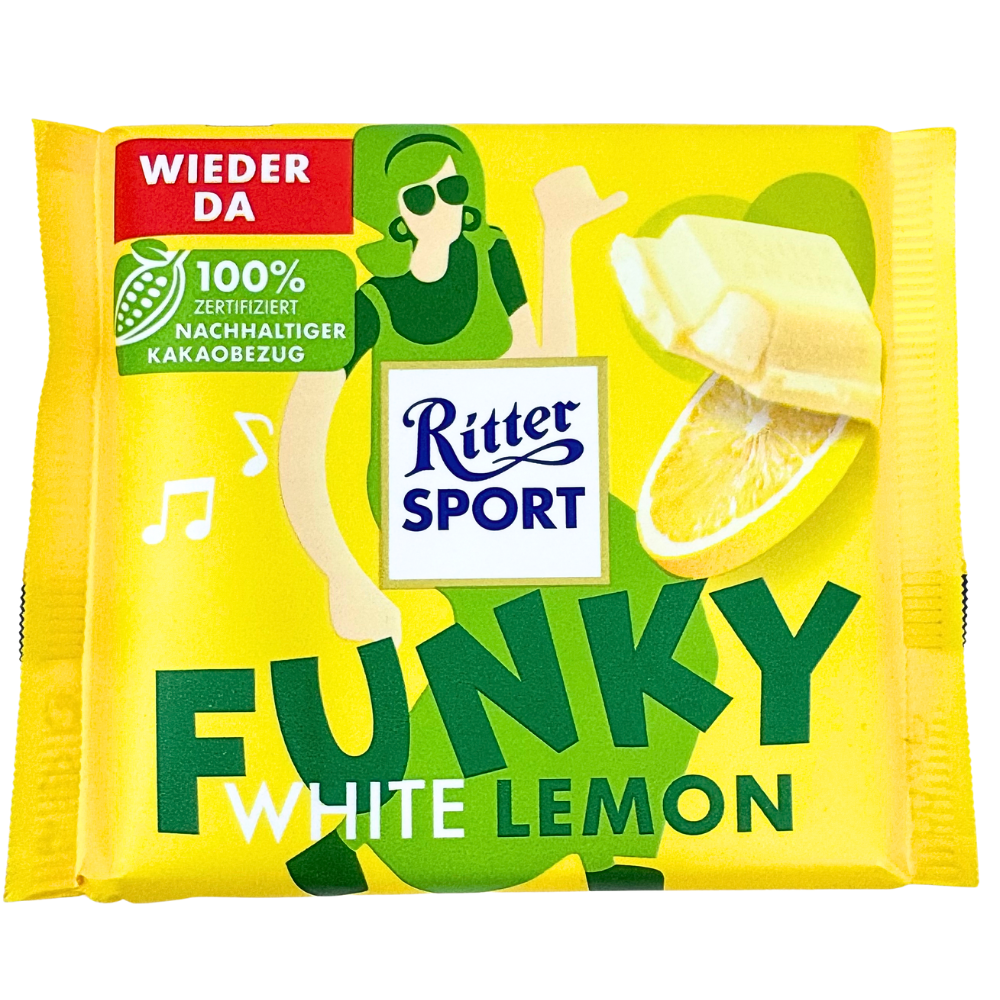 Ritter Sport Funky White Lemon - 100g