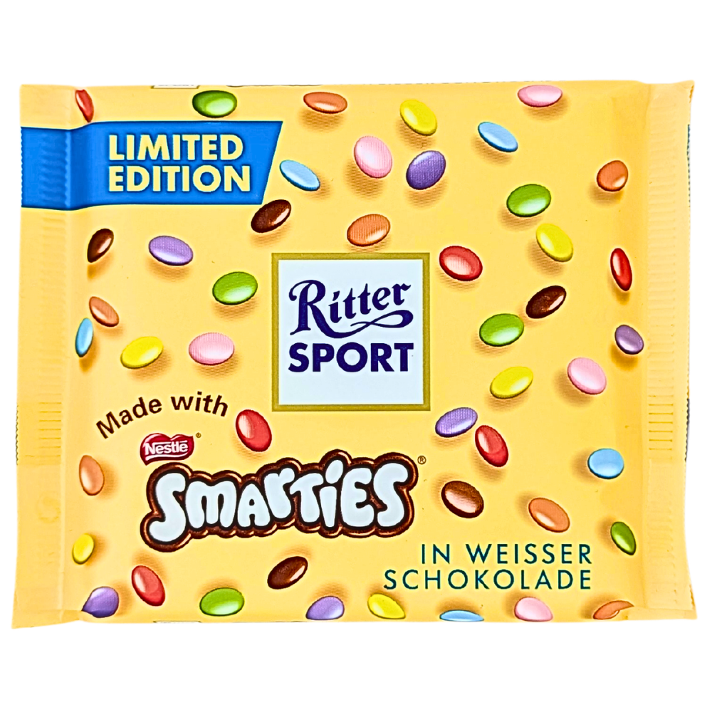Ritter Sport Milk Chocolate with Smarties (Germany) - 100g