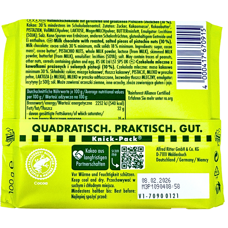 Ritter Sport Pistachio - 100g