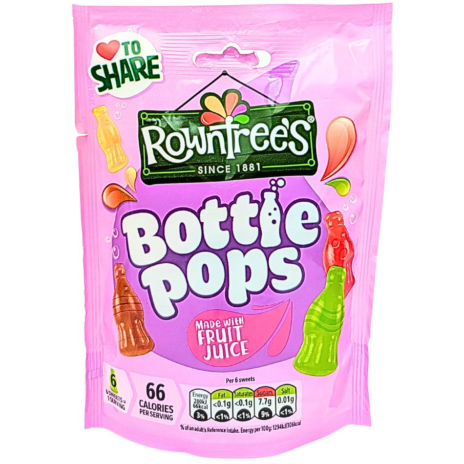 Rowntree's Bottle Pops (UK) - 115g