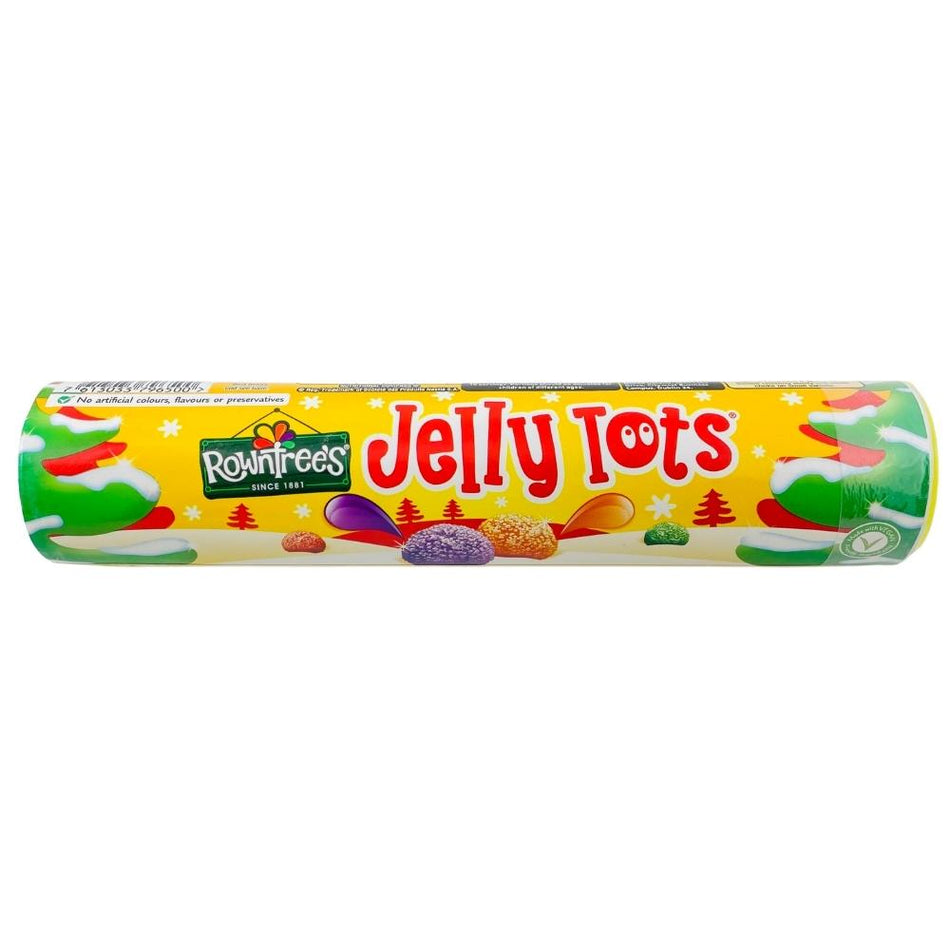 Rowntree's Jelly Tots Christmas Tube UK - 115g - Christmas Candy