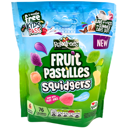 Rowntree's Fruit Pastilles Squidgers (UK) - 120g