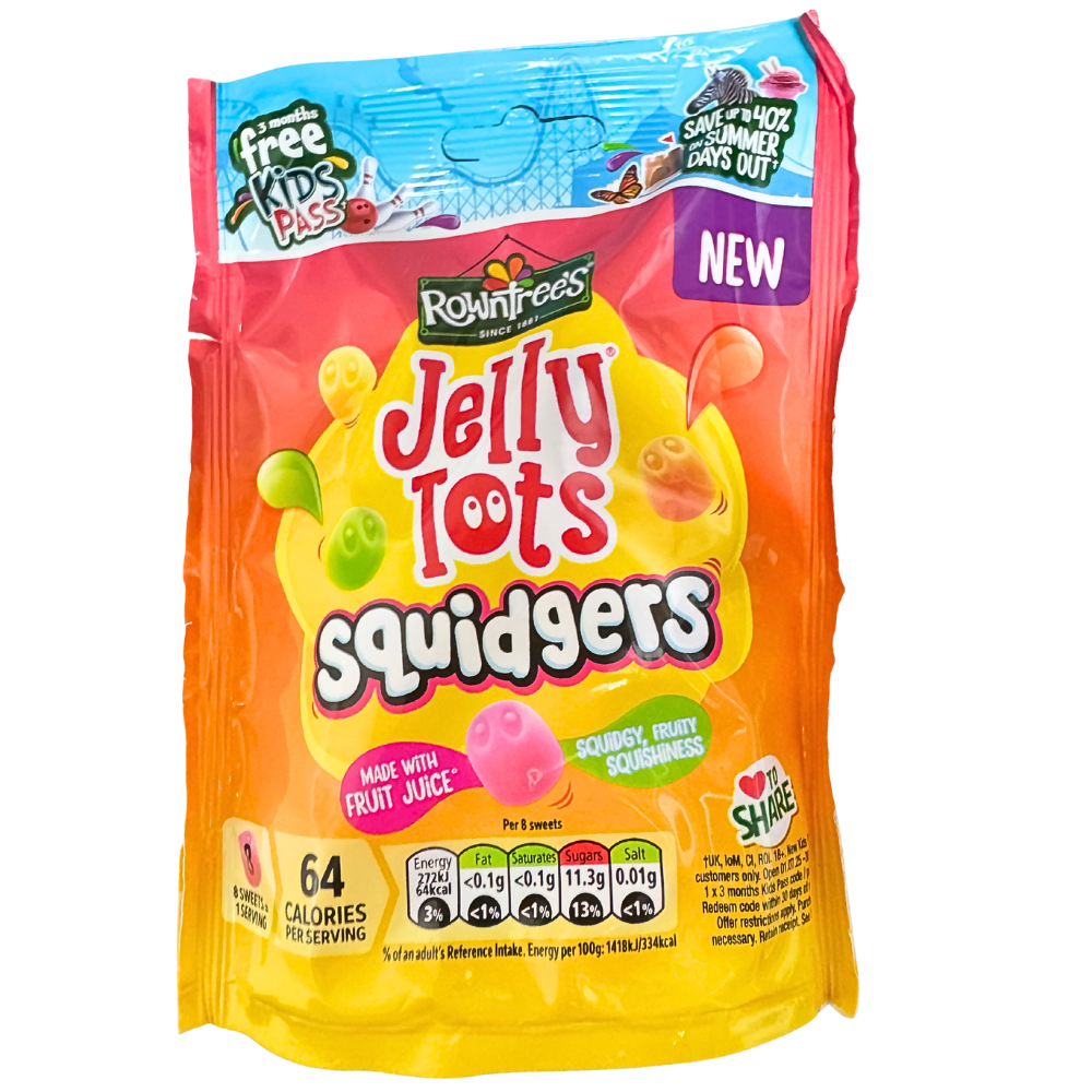 Rowntree's Jelly Tots Squidgers (UK) - 120g