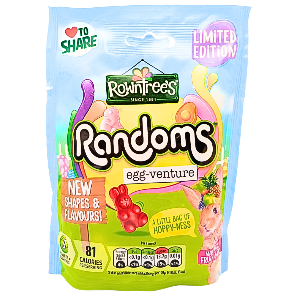 Rowntree's Randoms Egg-Venture (UK) - 130g
