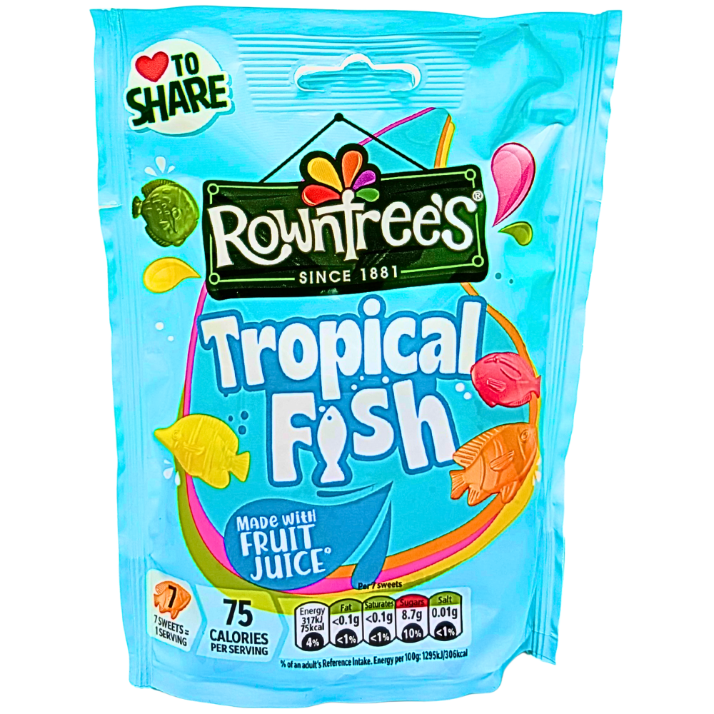 Rowntree's Tropical Fish (UK) - 115g