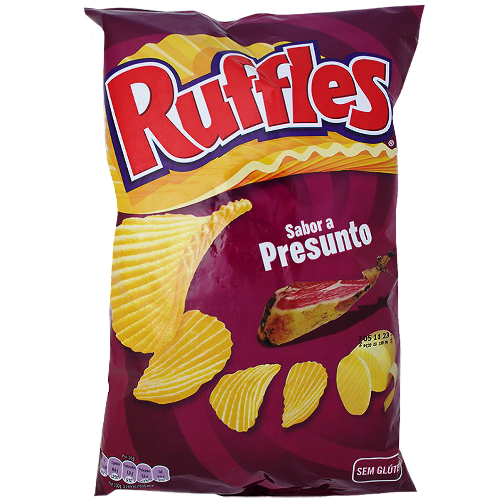 Ruffles Presunto Prosciutto (Portugal) - 150g-Ruffles-Prosciutto-Portuguese food