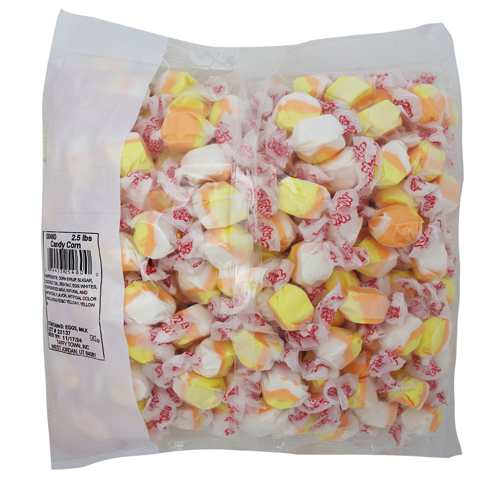 Salt Water Taffy Candy Corn - 2.5lb Nutrition Facts Ingredients-Candy Corn-Salt Water Taffy-Bulk Candy 