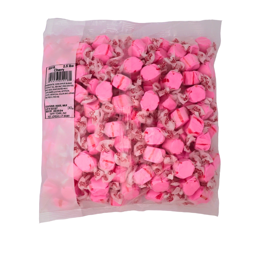 Salt Water Taffy Juicy Cherry 2.5lbs. - 1 Bag