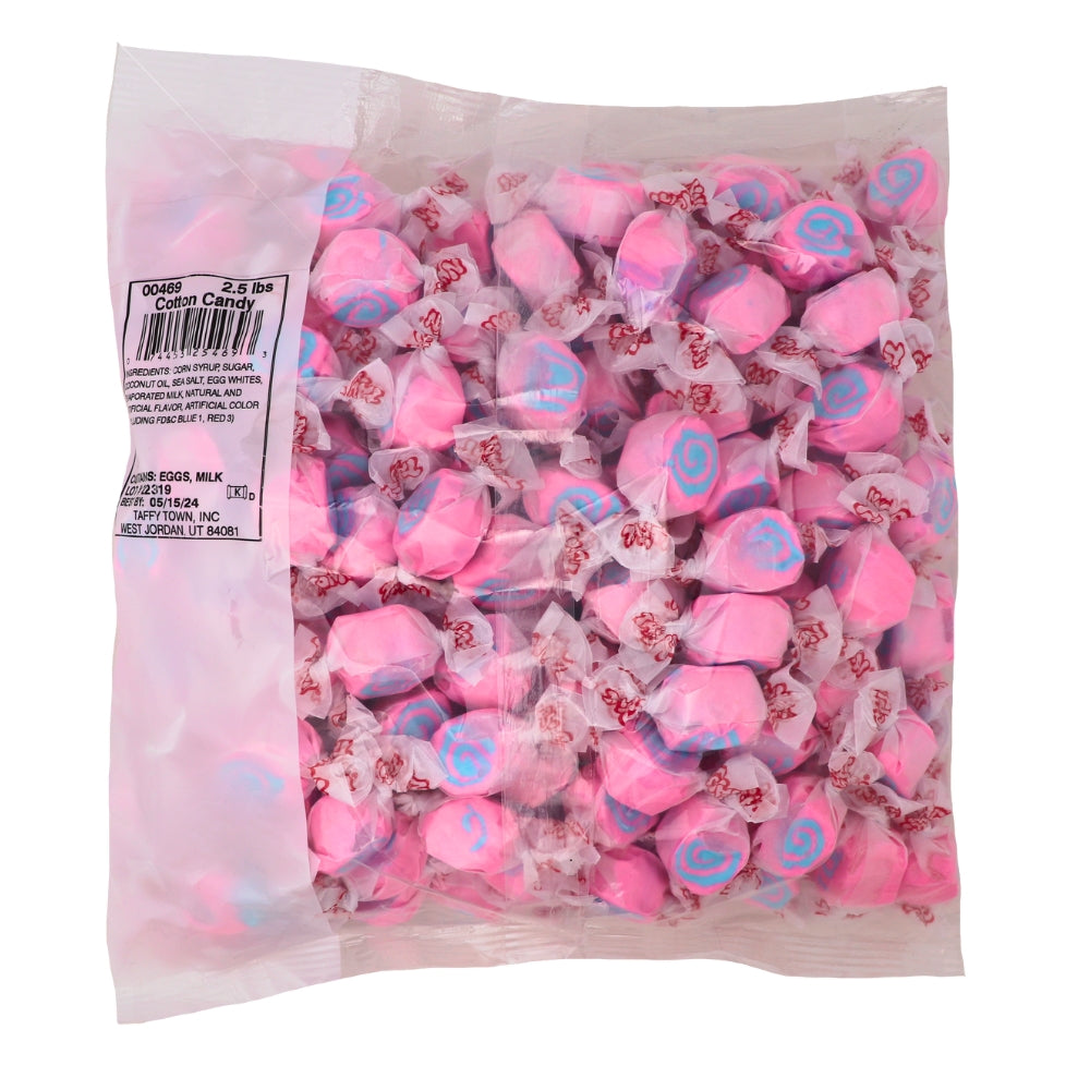 Salt Water Taffy - Cotton Candy - 2.5lb