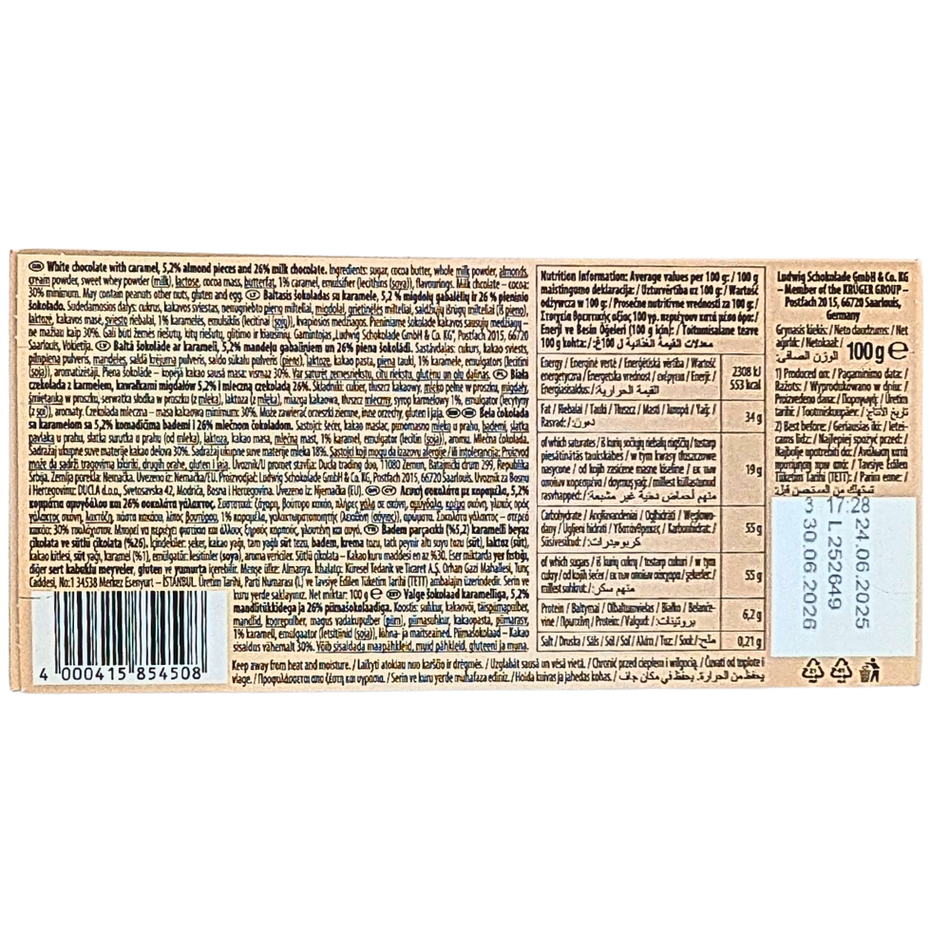 Schogetten Chocolate Blonde Almond (Germany) - 100g