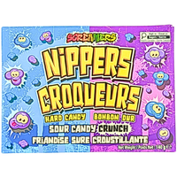 Screamers Nippers Sour Candy Crunch Blue Razz & Purple Razz - 140g