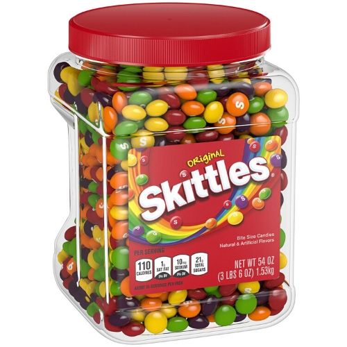 Skittles Original Candy Pantry Size - 54 oz, Skittles, skittles candy, original skittles, bulk candy, pantry sized