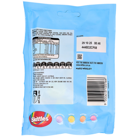 Skittles Cloudz Fruits (Australia) - 120g