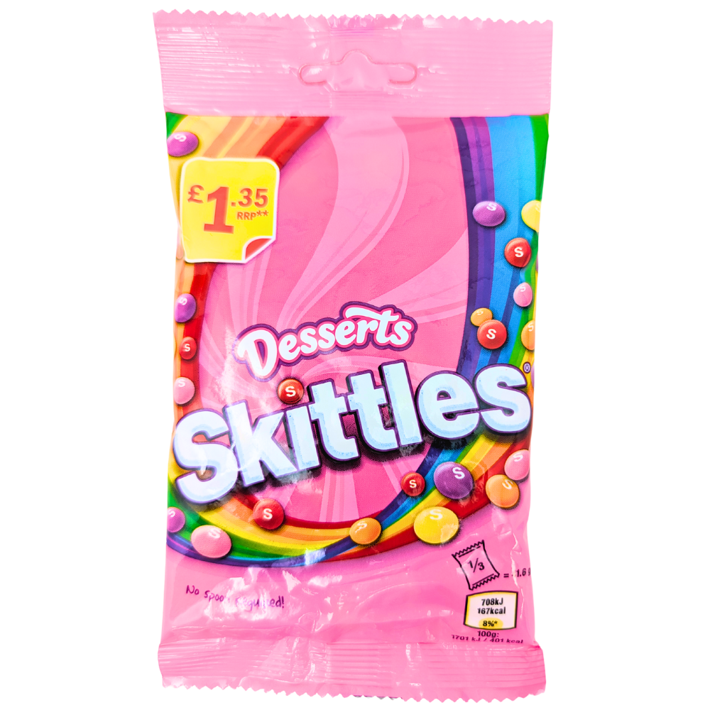 Skittles Desserts Candies (UK) - 125g