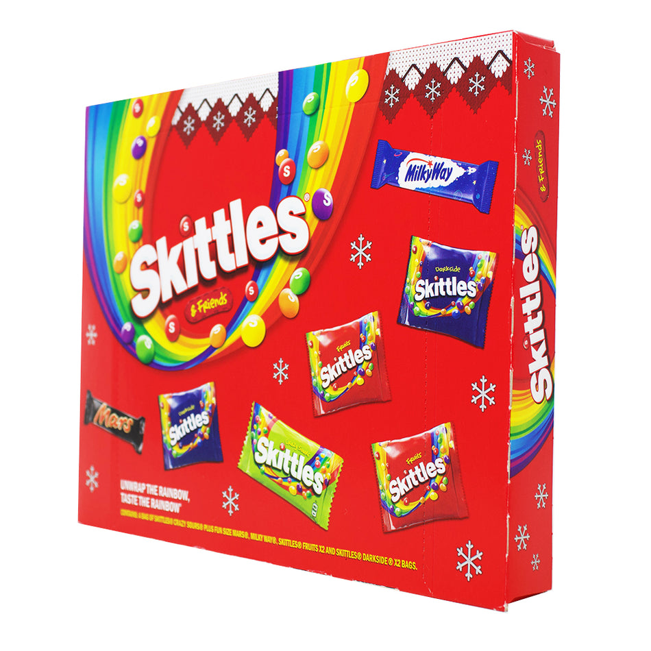 Skittles & Friends Christmas Selection Box - 150g -Gift Boxes - Christmas Candy