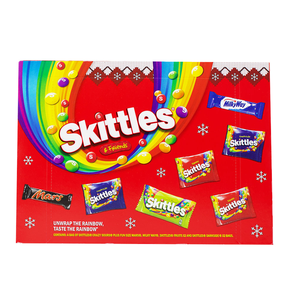 Skittles & Friends Christmas Selection Box - 150g -Gift Boxes - Christmas Candy