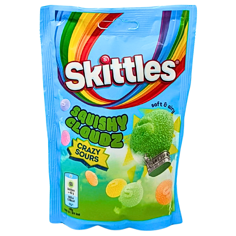 Skittles Fruit Squishy Cloudz Sours (UK) - 94g