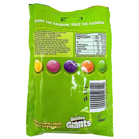 Skittles Giants Sours (UK) - 132g