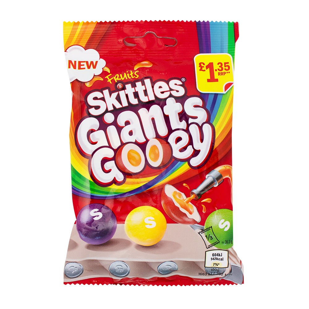 Skittles Giants Gooey Candy (UK) - 109g