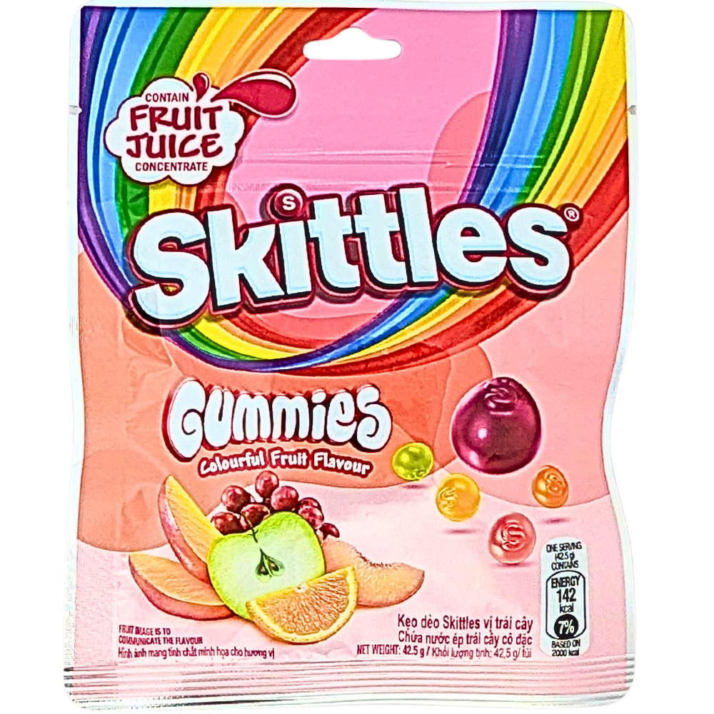 Skittles Gummies Colourful Fruit (China) - 42.5g