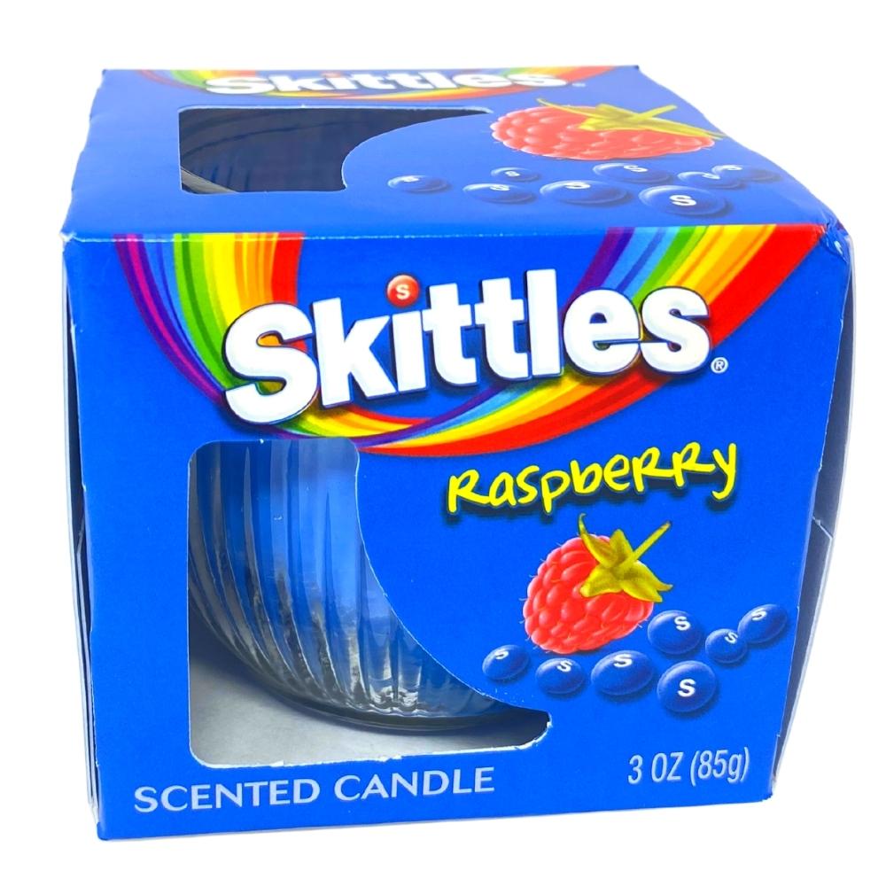 Skittles Scented Candle Raspberry, Skittles, skittles candy, skittles candle, raspberry skittles, red candle