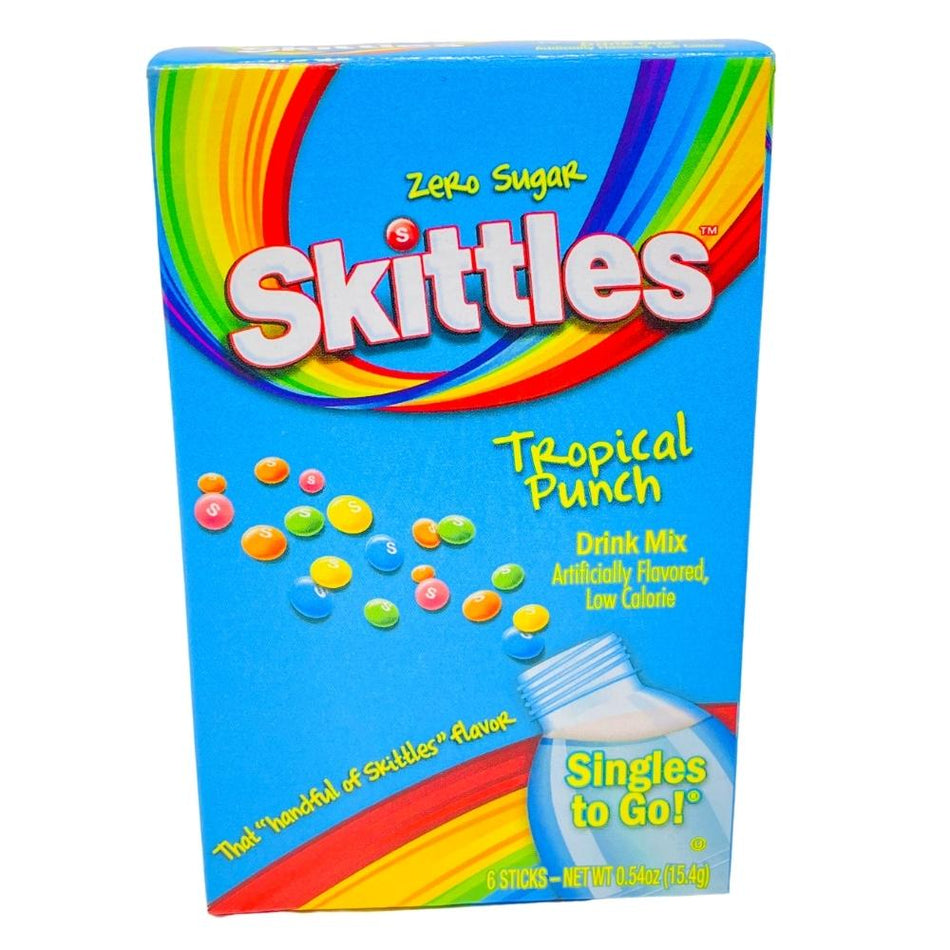 Skittles Singles To-Go Tropical, ​​skittles, skittles candy, skittles singles to-go, skittles powder