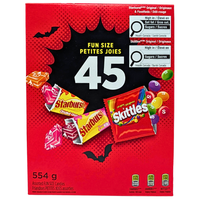 Skittles & Starburst Halloween Variety 45ct - 554g