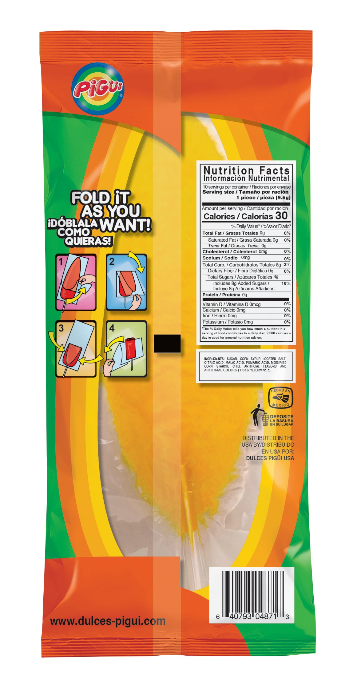 Slaps Mango Lollipops - 95g