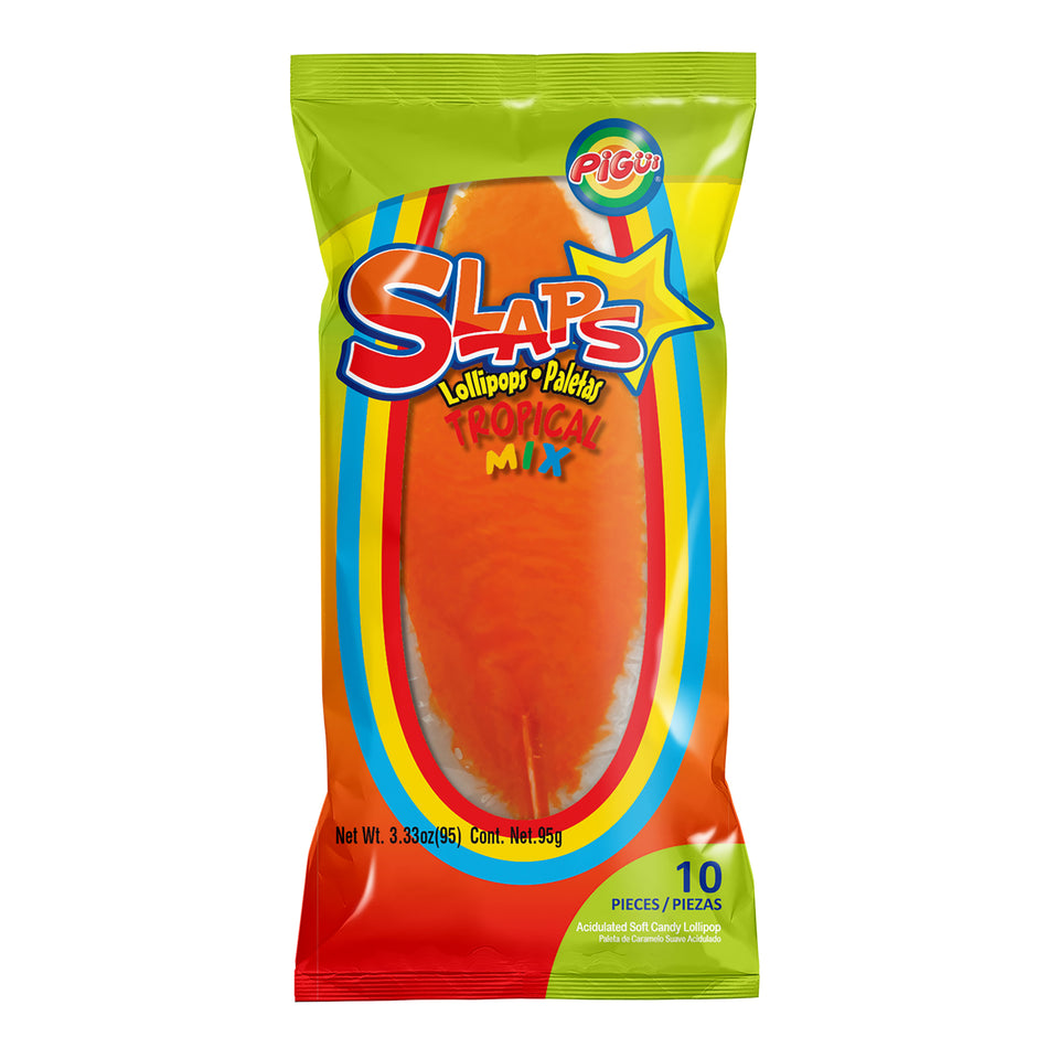 Slaps Tropical Lollipops - 95g