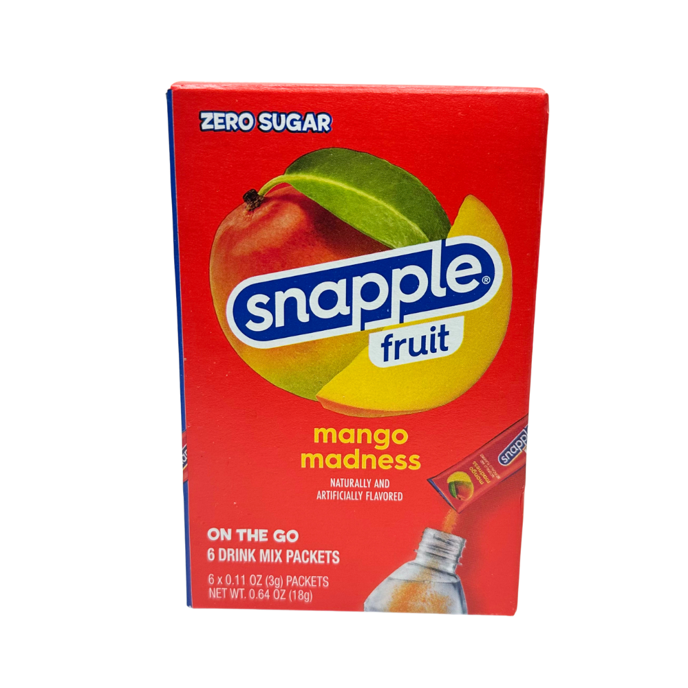 Snapple Singles To Go Zero Sugar Mango Madness