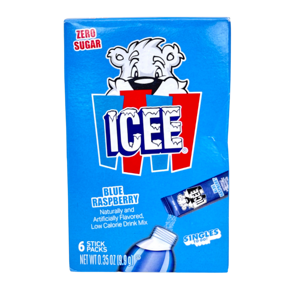 Singles To Go Icee Blue Raspberry (9.9g) | Candy Funhouse US