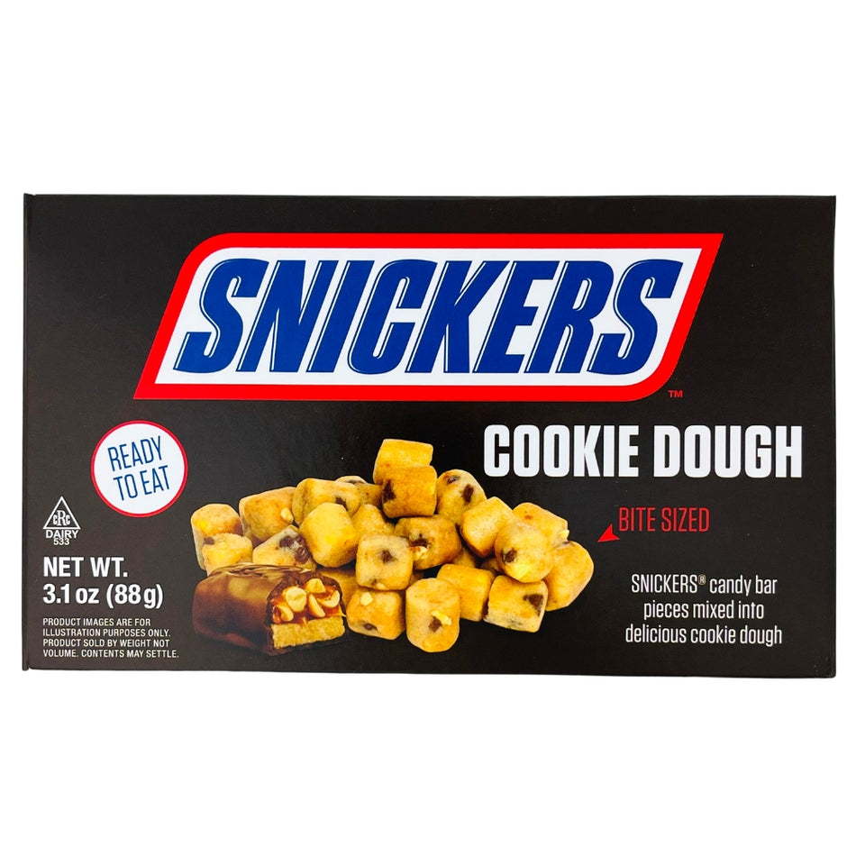 Snickers Cookie Dough - 3.1oz -Snickers Bar  - Cookie Dough Bites - Edible Cookie Dough 