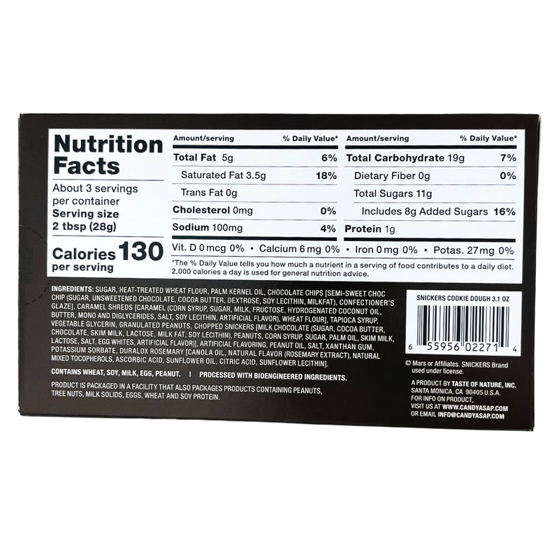 Snickers Nutrition Facts 7265