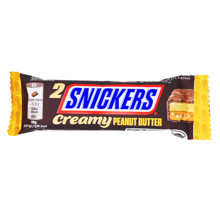 Snickers Creamy Peanut Butter Candy Bar - 36.5g