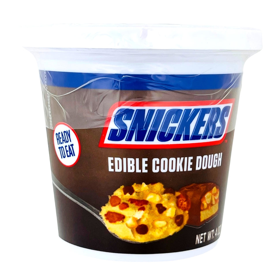 Snickers Spoonable Cookie Dough - 4oz -Snickers Bar - Cookie Dough Bites - Edible Cookie Dough 