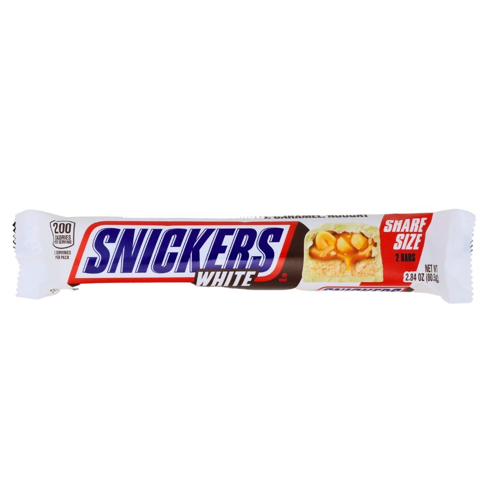 Snickers White Share Size - 2.84oz | Candy Funhouse US